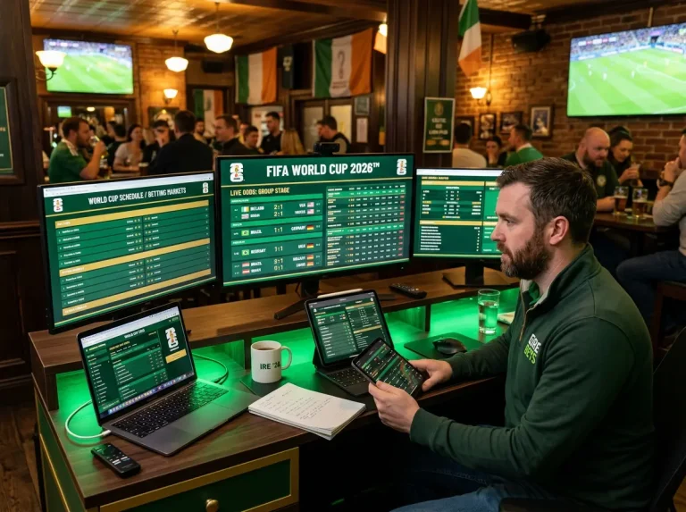 Comparison of betting operators available for Irish punters during World Cup 2026