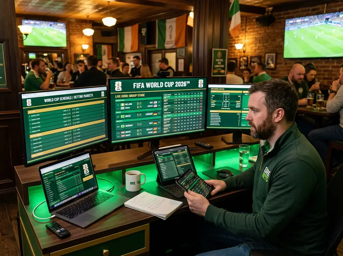 Comparison of betting operators available for Irish punters during World Cup 2026