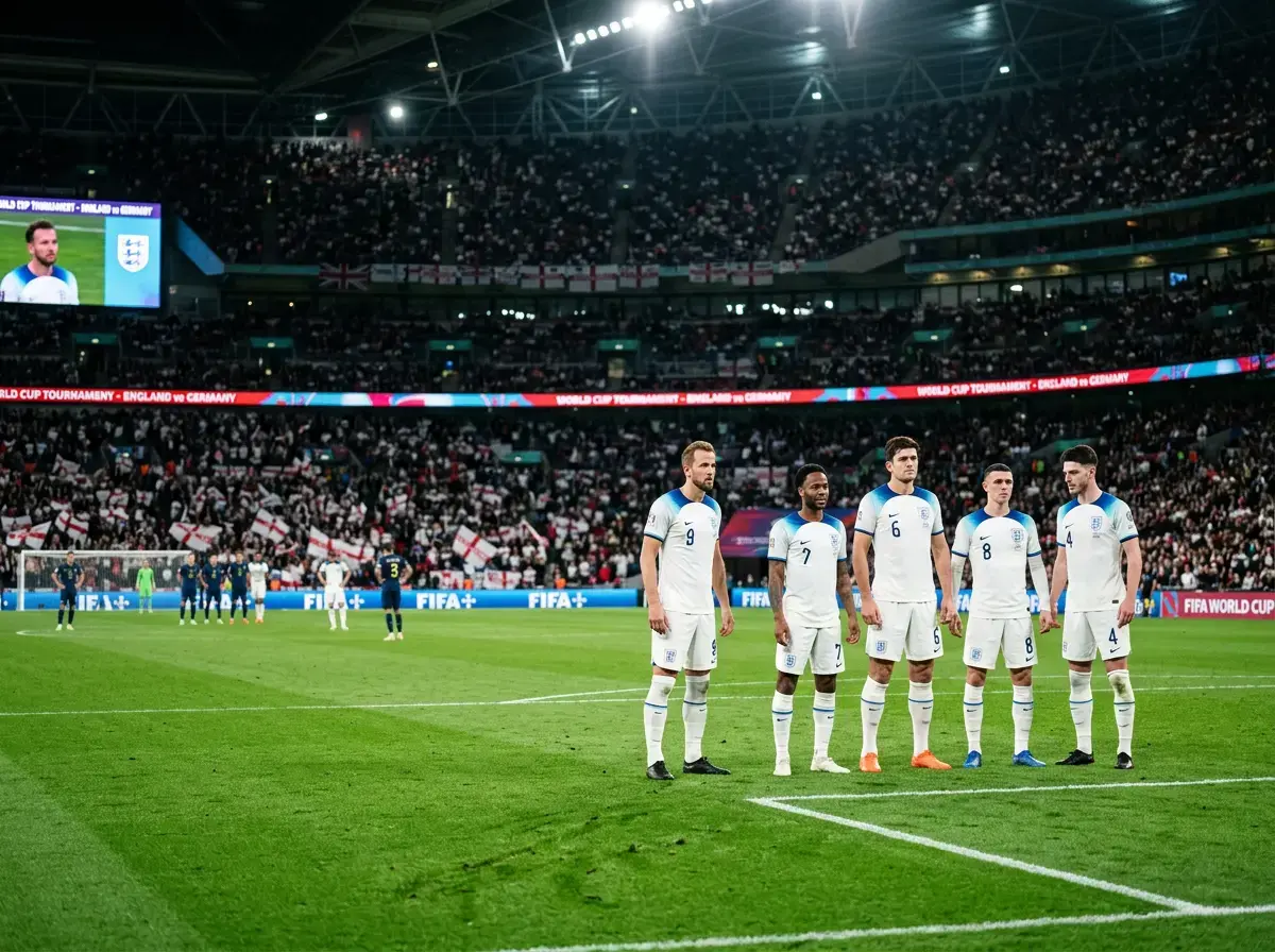 England national team squad preparing for World Cup 2026 campaign in America