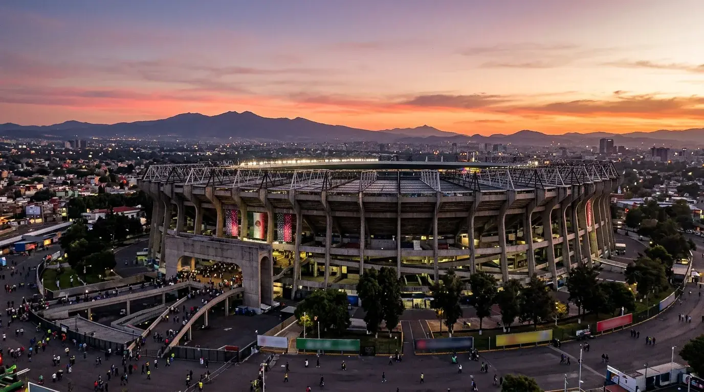 Estadio Azteca in Mexico City exterior view historic venue for World Cup 2026 opening match