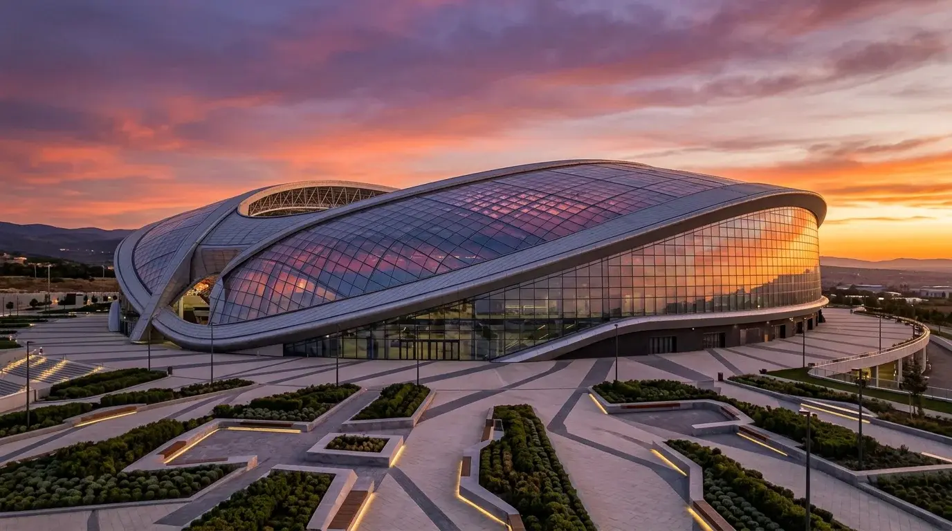 World Cup 2026 group stage draw layout showing all 12 groups with team badges and match connections