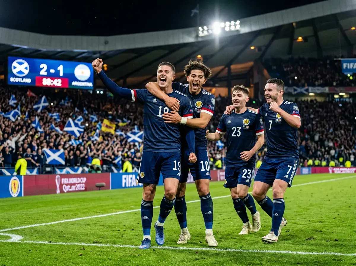 Scotland national team preparing for World Cup 2026 in America